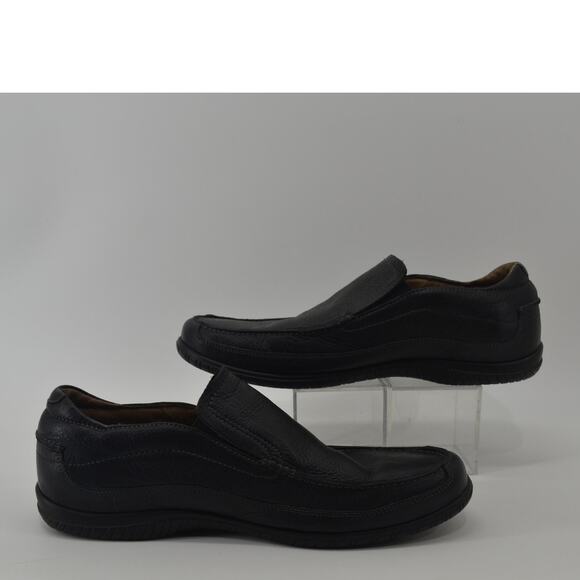 Johnston & Murphy Black Shoes Size 13 Loafer Casual Slip On - Picture 9 of 11